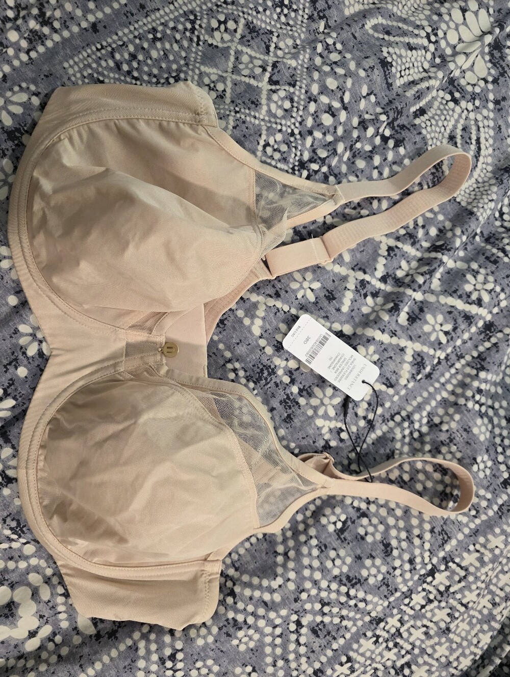 38D Understance Shea 2.0 Flexwire Molded Unpadded Spacer Bra Champagne NWT